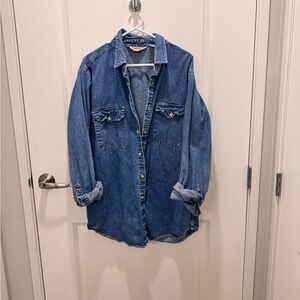 Cabelas denim button up!